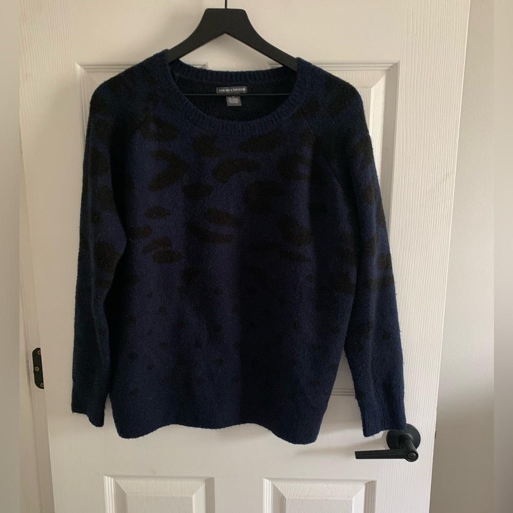 Chelsea & Theodore Dark Knit Sweater